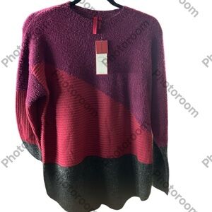 NWT $54 Love Scarlet Berry Crumble Sweater